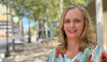 Heather Thompson, outgoing director of Education Abroad at UT Austin's Texas Global