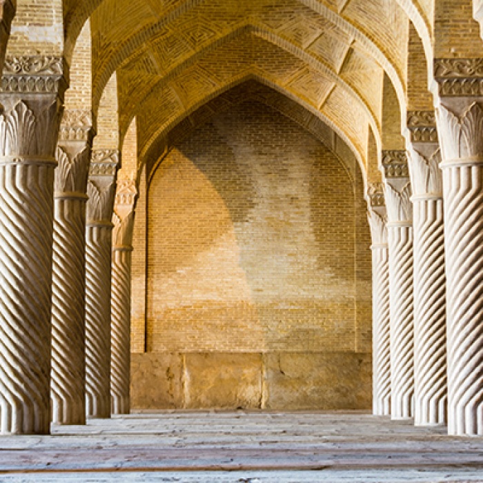 Stone pillars of Iranian building