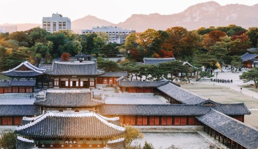 a view of temples in seoul, south korea